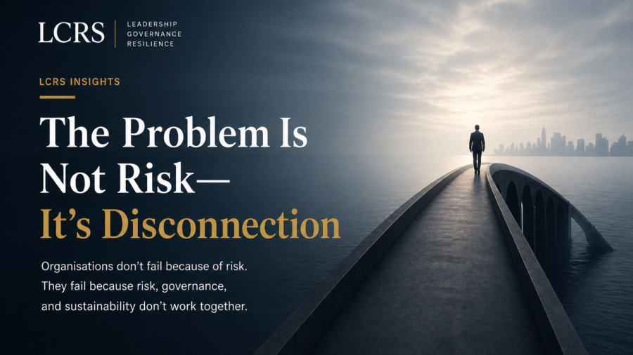 The Problem Is Not Risk - It’s Disconnection
